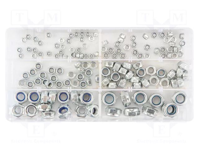 Nut; hexagonal; M10,M12,M4,M5,M6,M8; with self-locking thread NEO TOOLS NEO-11-972