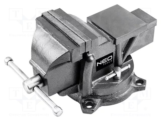 Vice; 100mm; with anvil; metalworks NEO TOOLS NEO-35-010