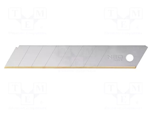 Blade; 18mm; 10pcs; Blade plating: titanium NEO TOOLS NEO-64-020