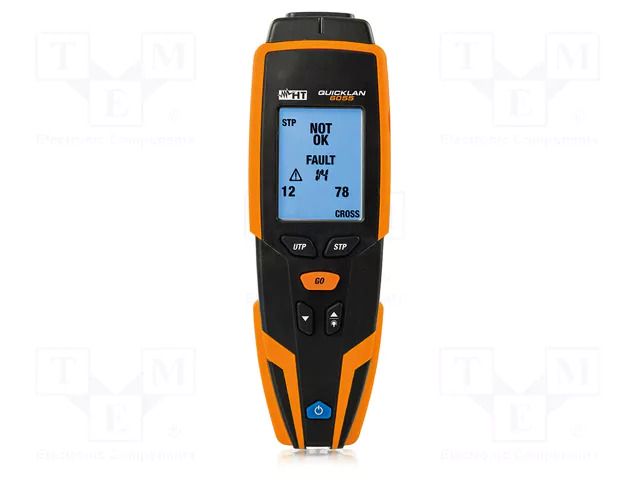 Tester: LAN wiring; LCD; Measured cable l: max.200m; RJ45; IP40 HT INSTRUMENTS HTI-HV006055