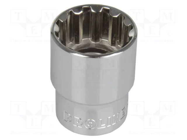 Socket; socket spanner,spline (12-angles); M30; 42mm; 1/2" PROLINE PRE-18540