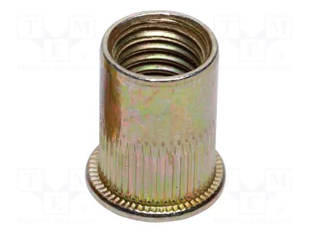 Rivet nuts; M4; steel; 20pcs. PROLINE PRE-59712