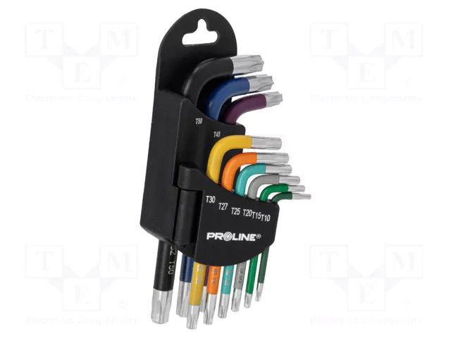Wrench: Torx®-set; S2 steel; 9pcs. PROLINE PRE-48314