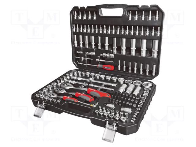 Wrench-set; 6-angles,Torx® socket,socket spanner; 150pcs. PROLINE PRE-588150