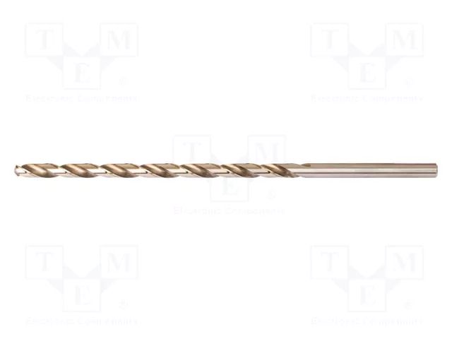 Drill bit; for metal; Ø: 4mm; L: 220mm; high speed steel; case PROLINE PRE-77640