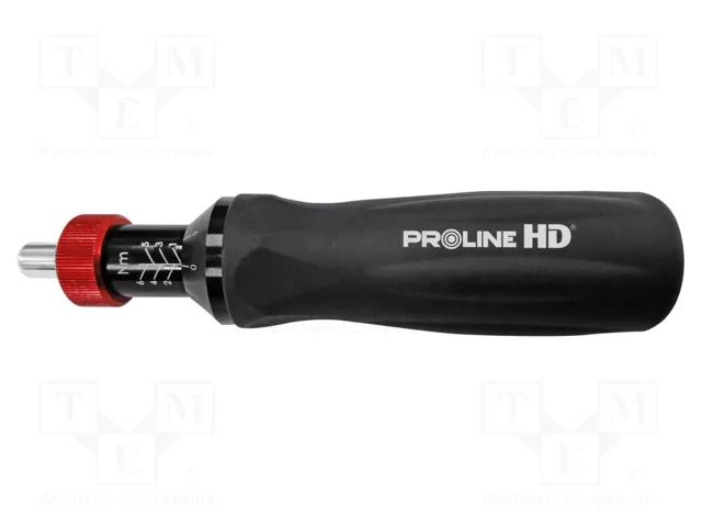 Screwdriver; torque; 195mm; 1÷6Nm; Mounting: 1/4" PROLINE PRE-66814