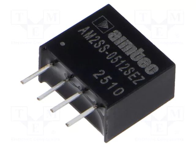 Converter: DC/DC; 2W; Uin: 4.5÷5.5VDC; Uout: 12VDC; Iout: 167mA; SIP4 AIMTEC AM2SS-0512SEZ