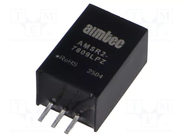 Converter: DC/DC; 15W; Uin: 13÷36VDC; Uout: 9VDC; Iout: 2A; SIP3; THT AIMTEC AMSR2-7809LPZ