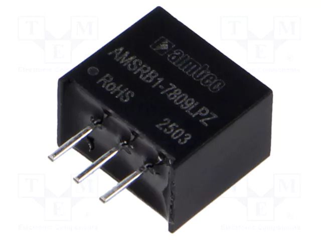 Converter: DC/DC; 15W; Uin: 13÷36VDC; Uout: 9VDC; Iout: 1A; SIP3; THT AIMTEC AMSRB1-7809LPZ