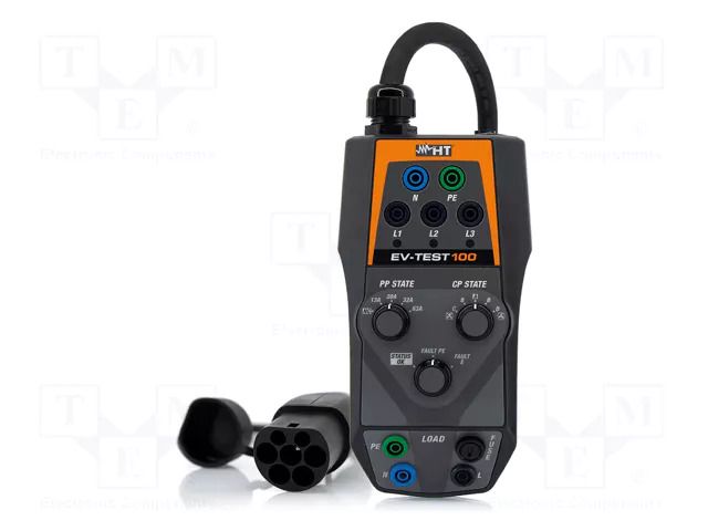 Meter: test adapter; Equipment: test lead,hard case; IP40; 415VAC HT INSTRUMENTS HTI-HA0EV100