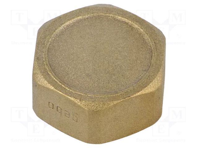 Splice terminal: stopper; hexagonal; brass CW617N; BR GEBO 300-5BR