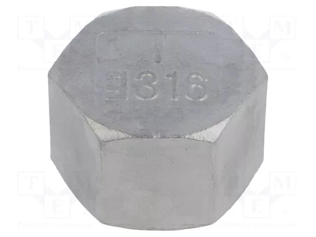Splice terminal: stopper; hexagonal,female; max.10.5bar; G316 GEBO 6300-100
