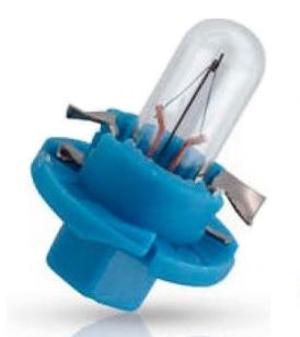 Lamp 12V 1.2W BAX8.4d/2 blue PHILIPS 12623