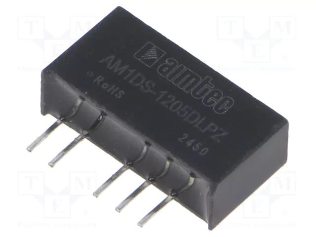 Converter: DC/DC; 1W; Uin: 10.8÷13.2VDC; Uout: 5VDC; Uout2: -5VDC AIMTEC AM1DS-1205DLPZ