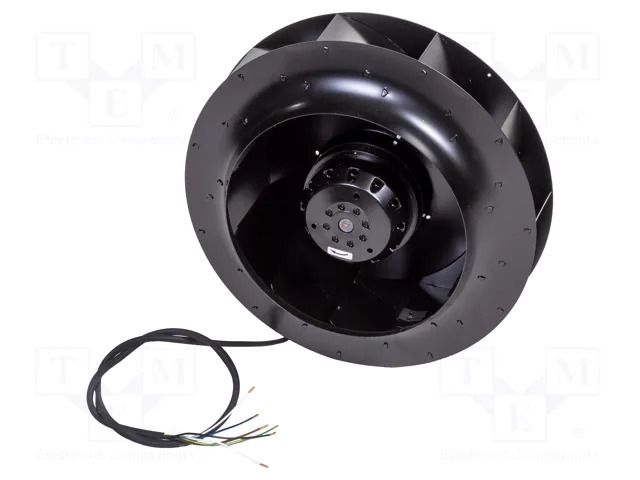 Fan: AC; radial; Ø281x125mm; 2750m3/h; ball; 2750rpm; IP44; Ø: 280mm EBM-PAPST R2D280-AD10-16