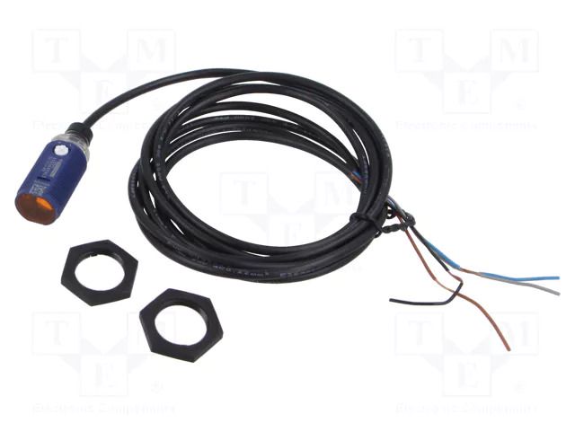 Sensor: photoelectric; straight; Range: 0÷500mm; NPN; 100mA; PBT; 2m TELEMECANIQUE SENSORS XUB6ANXNL2