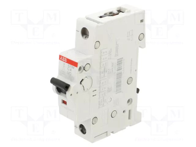 Circuit breaker; 230VAC; 220VDC; Inom: 4A; Poles: 1; Charact: C; 10kA ABB S201M-C4UC