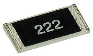 RES, 1M5, 5%, 0805, THICK FILM CRGS0805J1M5