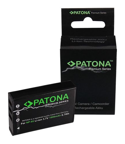 PATONA Premium Battery f. Fujifilm NP-95 Finepix F30 F-30 F31 F-31 F31fd F-31fd X100, PATONA 1273 4055655181990