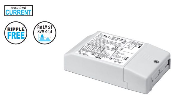 55W CC LED power 1050-2100mA 2-44V, DIP-SWITCH, IP20, TCI 127310