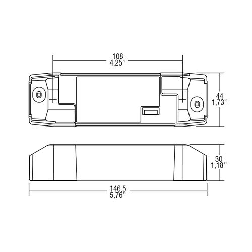 3-38W CC LED 300-1050mA 10-54V, DIP-SWITCH, PUSH-SWITCH, DALI2, AM, TCI 127490