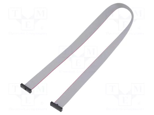 Ribbon cable with IDC connectors; IDC,both sides; 449.58mm SAMTEC FFSD10D177001N