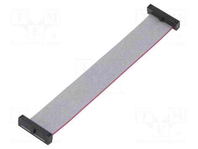 Ribbon cable with IDC connectors; IDC,both sides; 101.6mm; 4" SAMTEC FFSD12D040001N