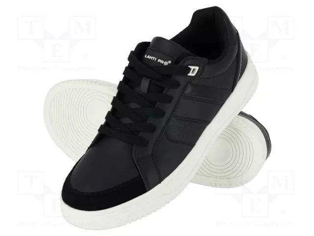 Shoes; Size: 40; black-white; leather LAHTI PRO LAHTI-L3043940