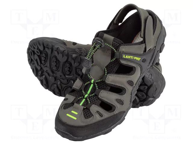 Sandals; Size: 43; grey-black; knitwear,PU LAHTI PRO LAHTI-L3060743