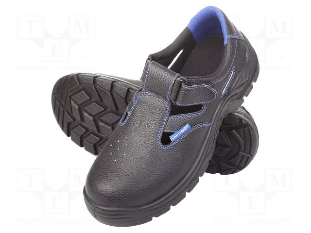 Sandals; Size: 47; red/blue; leather; slip; with metal toecap LAHTI PRO LAHTI-L3060947