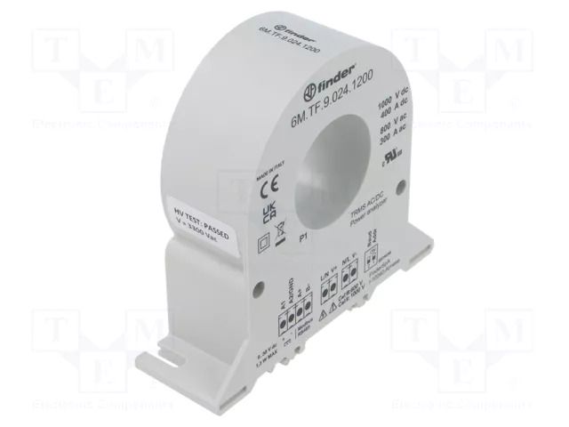 Current monitoring relay; AC/DC current; 9÷30VDC; 6M; IP20 FINDER 6M.TF.9.024.1200