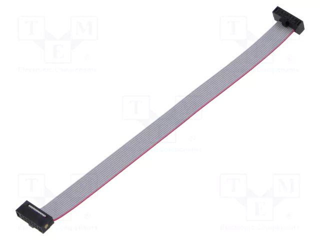 Ribbon cable with IDC connectors; IDC,both sides; 127mm; 5" SAMTEC FFSD06D050001NR