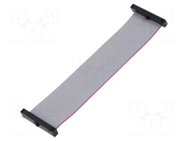 Ribbon cable with IDC connectors; IDC,both sides; 101.6mm; 4" SAMTEC FFSD17D040001N