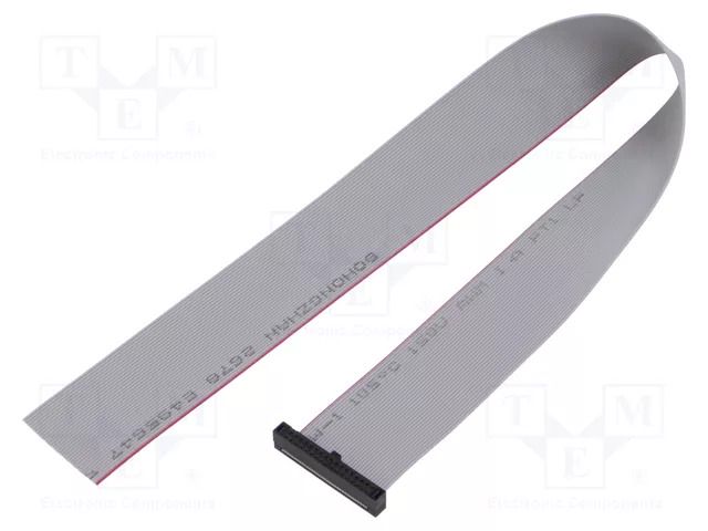 Ribbon cable with IDC connectors; IDC,wires; Tape ph: 0.64mm SAMTEC FFSD17S120001N