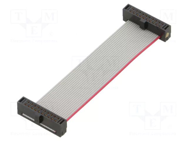 Ribbon cable with IDC connectors; IDC,both sides; 55.88mm; 2.2" SAMTEC FFSD10D022001N