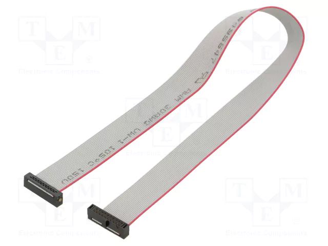Ribbon cable with IDC connectors; IDC,both sides; 270.51mm SAMTEC FFSD10D106501N