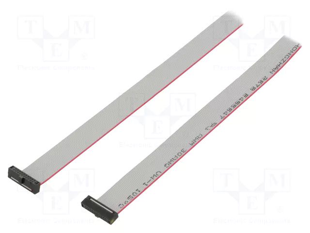 Ribbon cable with IDC connectors; IDC,both sides; 1600.2mm SAMTEC FFSD10D630001N