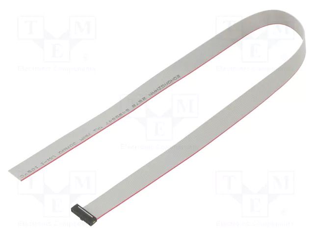 Ribbon cable with IDC connectors; IDC,wires; Tape ph: 0.64mm SAMTEC FFSD10S200001N