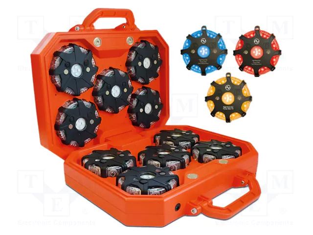 Lamp: warning; IP68; Kit: case; emergency services; 112mm; 72h NightSearcher NSPULSARNAVSTAR-EU