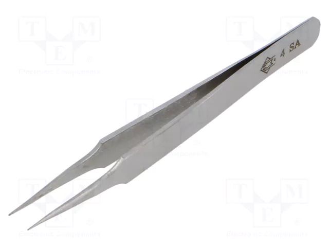 Tweezers; 110mm; Blades: narrowed; Blade tip shape: sharp PIERGIACOMI PG-4-SA