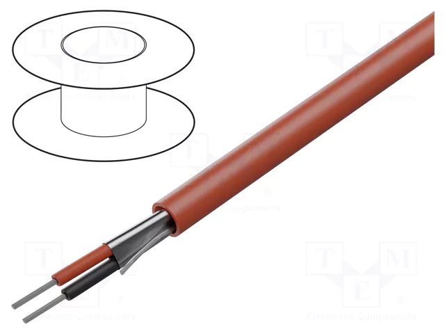 Wire; 1x2x22AWG; stranded; Cu; FEP; red; -20÷150°C; 300V; CPR: Eca BELDEN 88761.002500