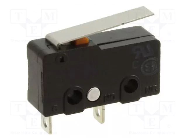 Microswitch SNAP ACTION; 10.1A/250VAC; with short lever; Pos: 2 OMRON Electronic Components SS-10GL-3