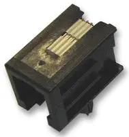 MODULAR CONN, R/A RJ25 JACK, 6P6C, CAT3 1-1705950-1