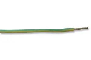 WIRE, SILICONE, GRN/YEL, 1MM, 100M 0050000