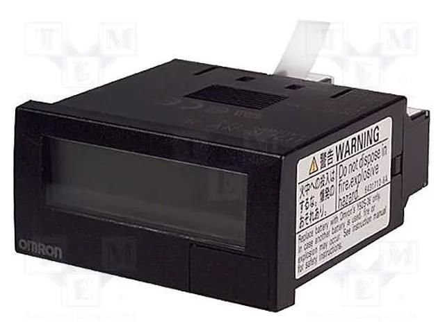 Counter: electronical; LCD; speed; 9999; IP66 (from the front) OMRON H7ER-N