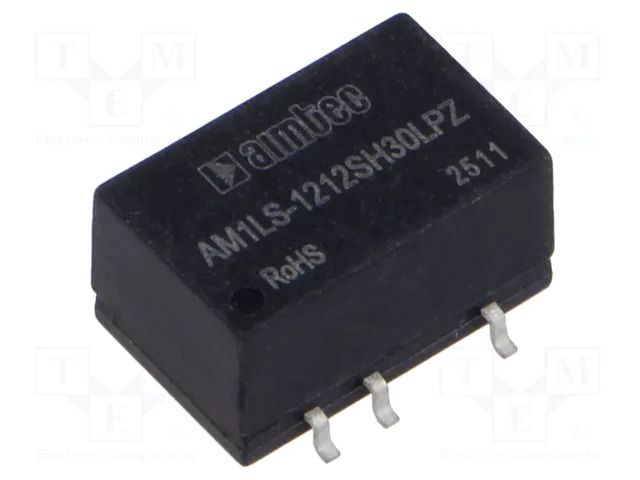 Converter: DC/DC; 1W; Uin: 10.8÷13.2VDC; Uout: 12VDC; Iin: 99mA; SMD AIMTEC AM1LS-1212SH30LPZ