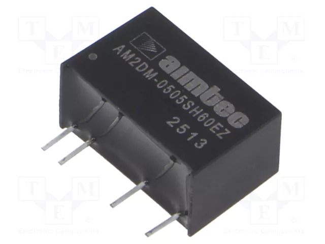 Converter: DC/DC; 2W; Uin: 4.5÷5.5VDC; Uout: 5VDC; Iout: 400mA; SIP7 AIMTEC AM2DM-0505SH60EZ