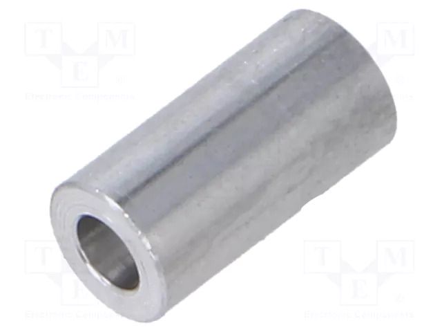 Spacer sleeve; 12mm; cylindrical; aluminium; Out.diam: 6mm DREMEC DR336/3.2X12