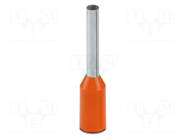 Tip: bootlace ferrule; insulated; copper; 0.5mm2; Bit len: 8mm PHOENIX CONTACT AI0.5-8OG-1000