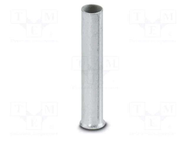 Tip: bootlace ferrule; non-insulated; copper; 4mm2; tinned; 18mm PHOENIX CONTACT A4-18
